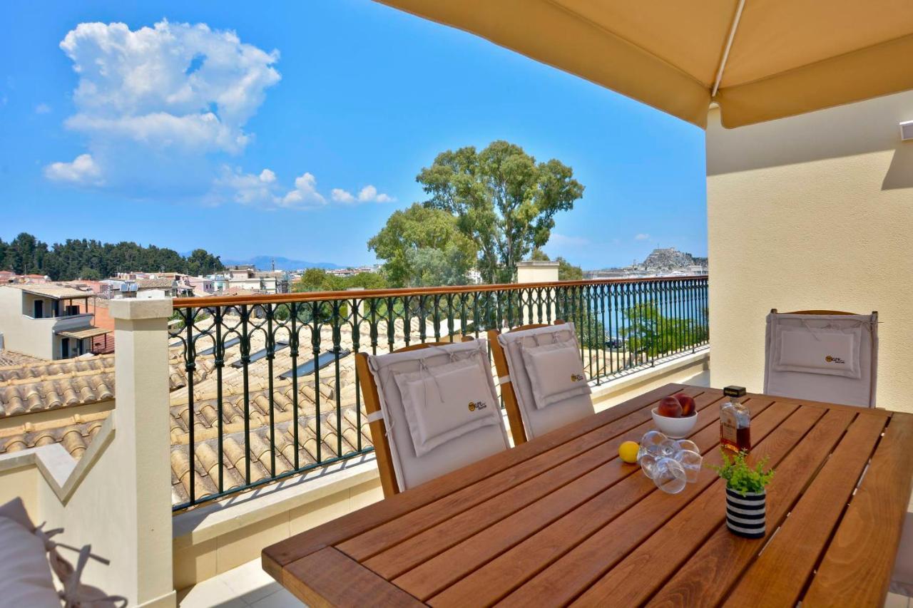 Luxury Bay View Apartment Corfu  ภายนอก รูปภาพ